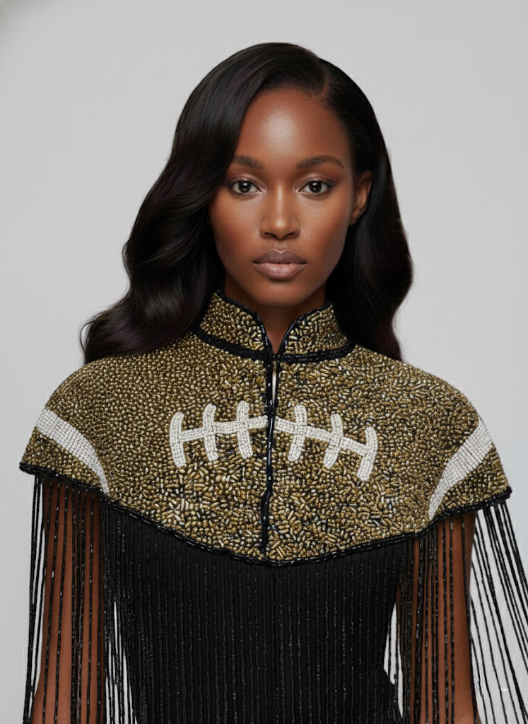 Bronze Touchdown Cape