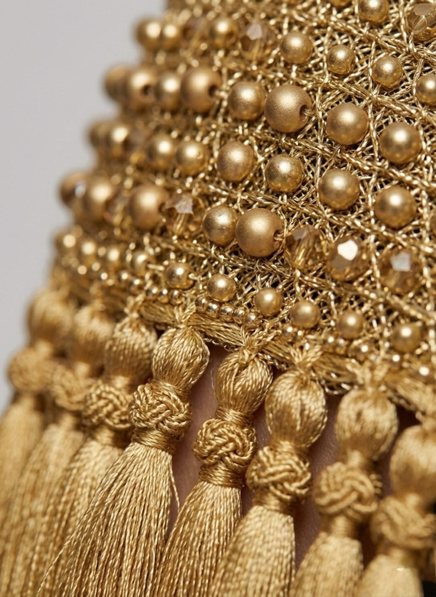Gold Tassel Cape