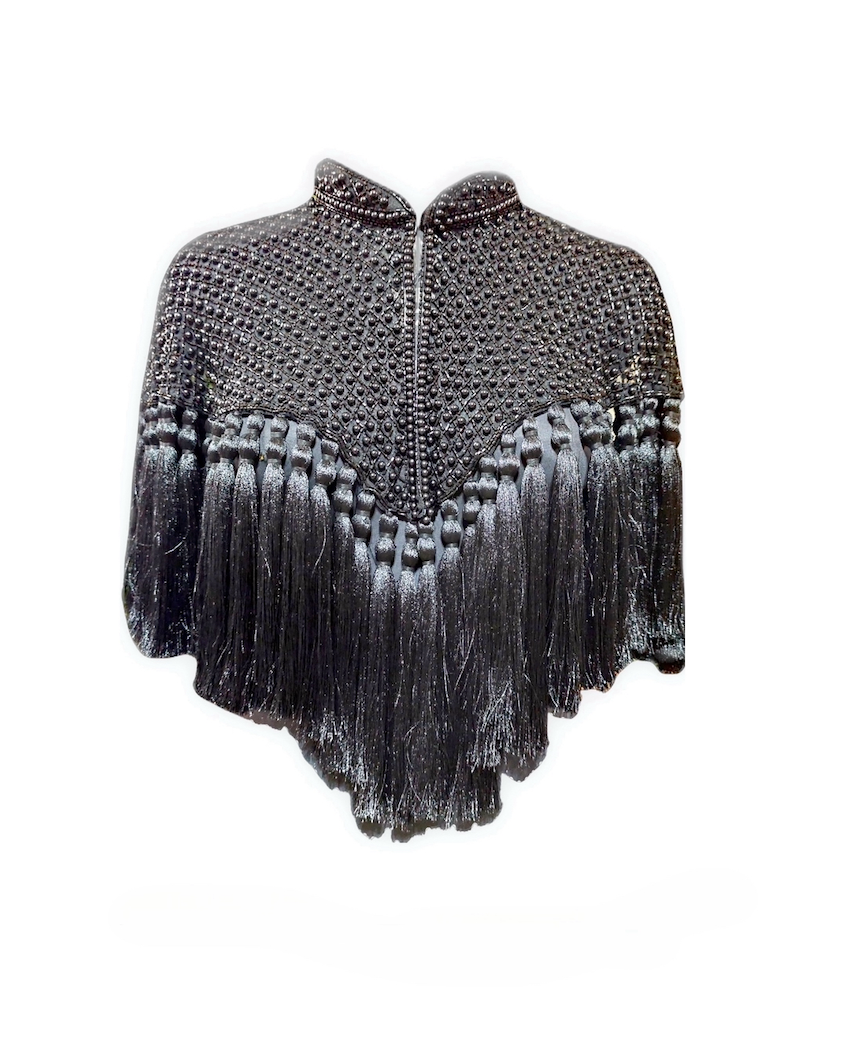 Black Tassel Cape
