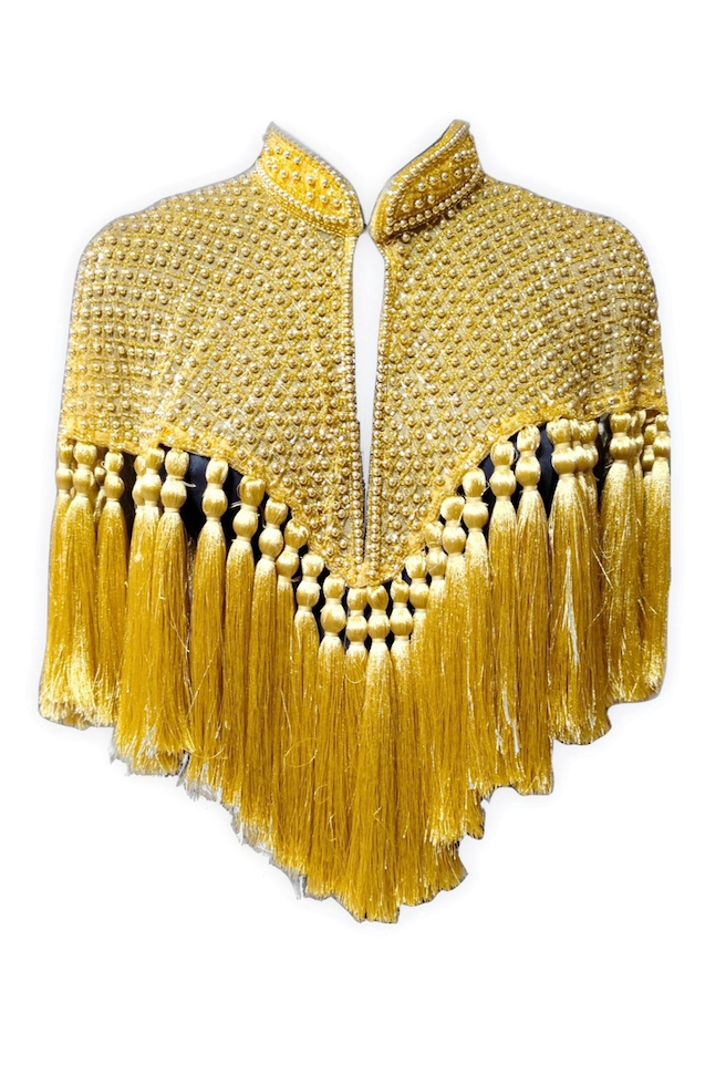 Gold Tassel Cape
