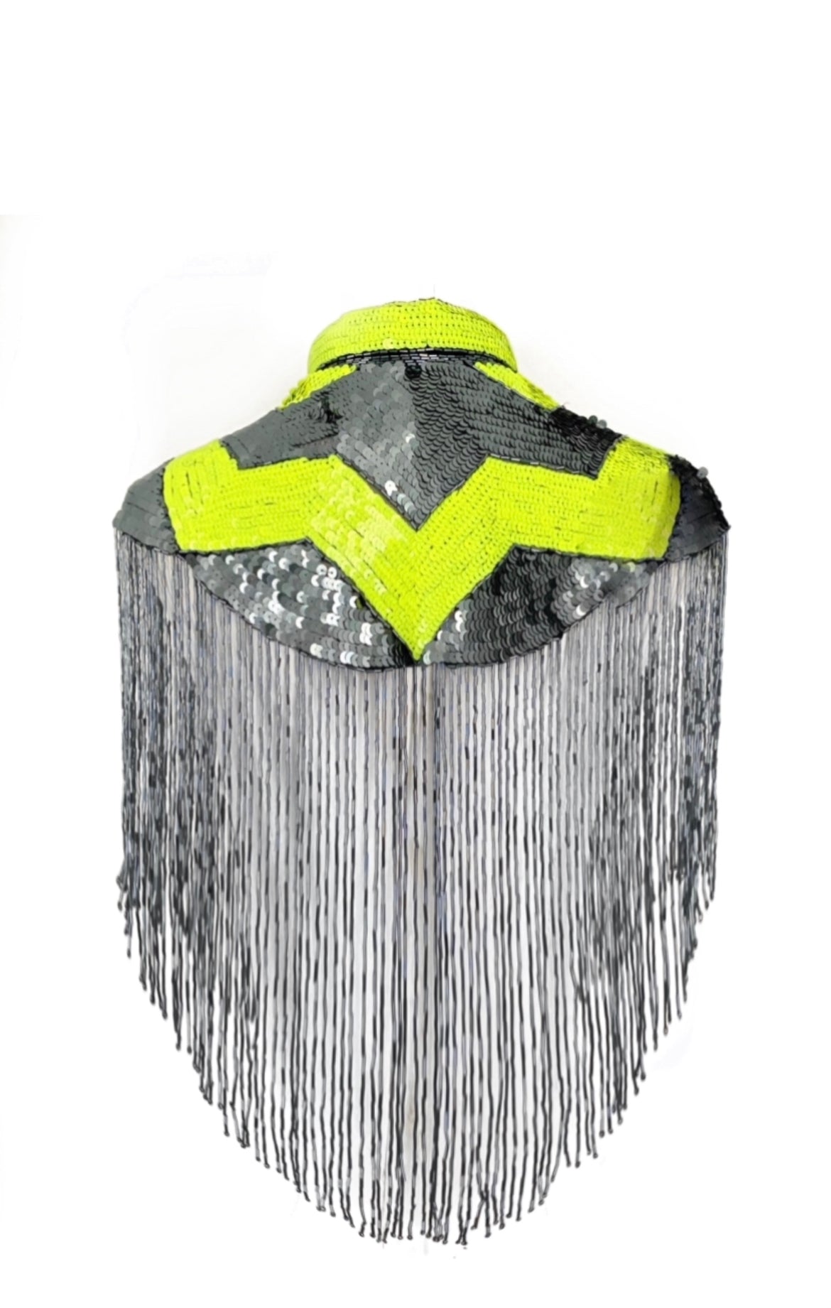 Neon Gunmetal Cape