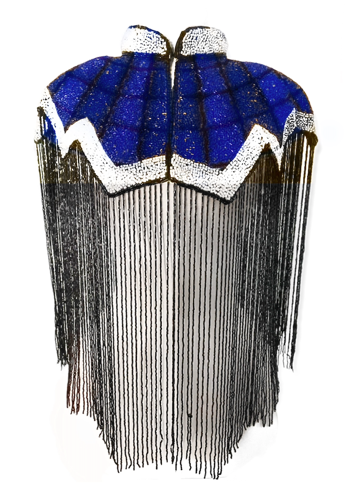 Blue and White Delight Cape