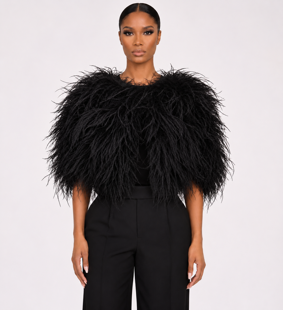 Plume Noir Cape