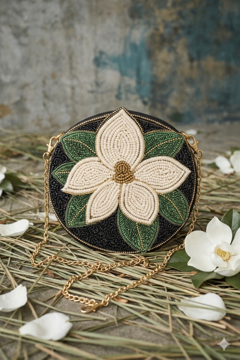 Bolsa Flor de Magnólia