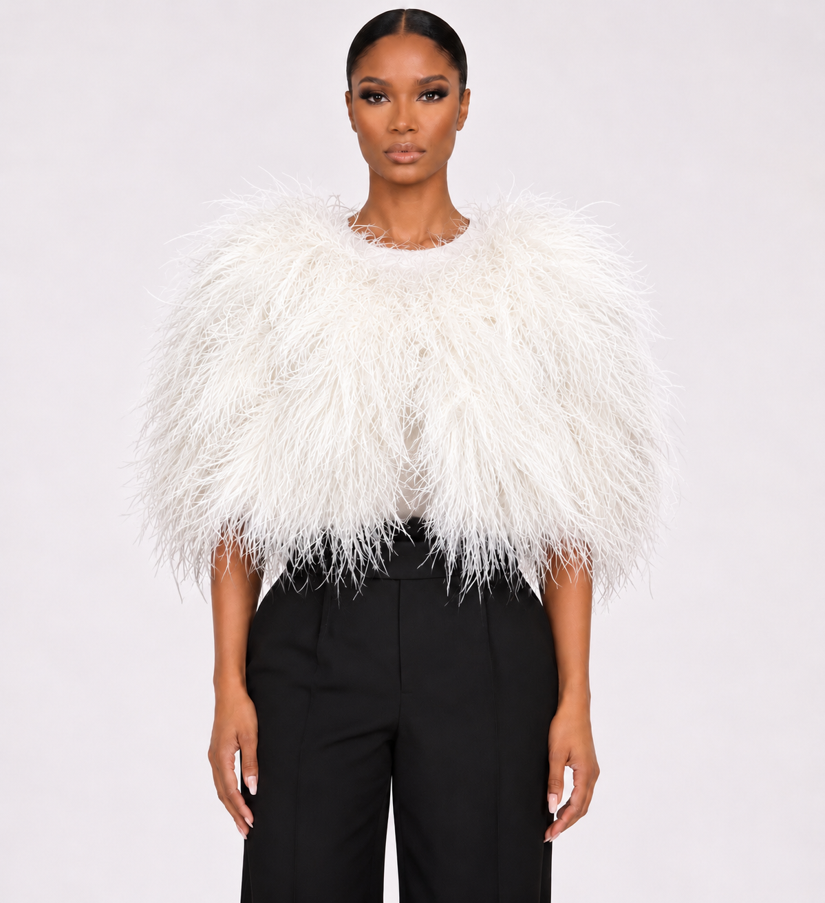 Plume Blanc Cape