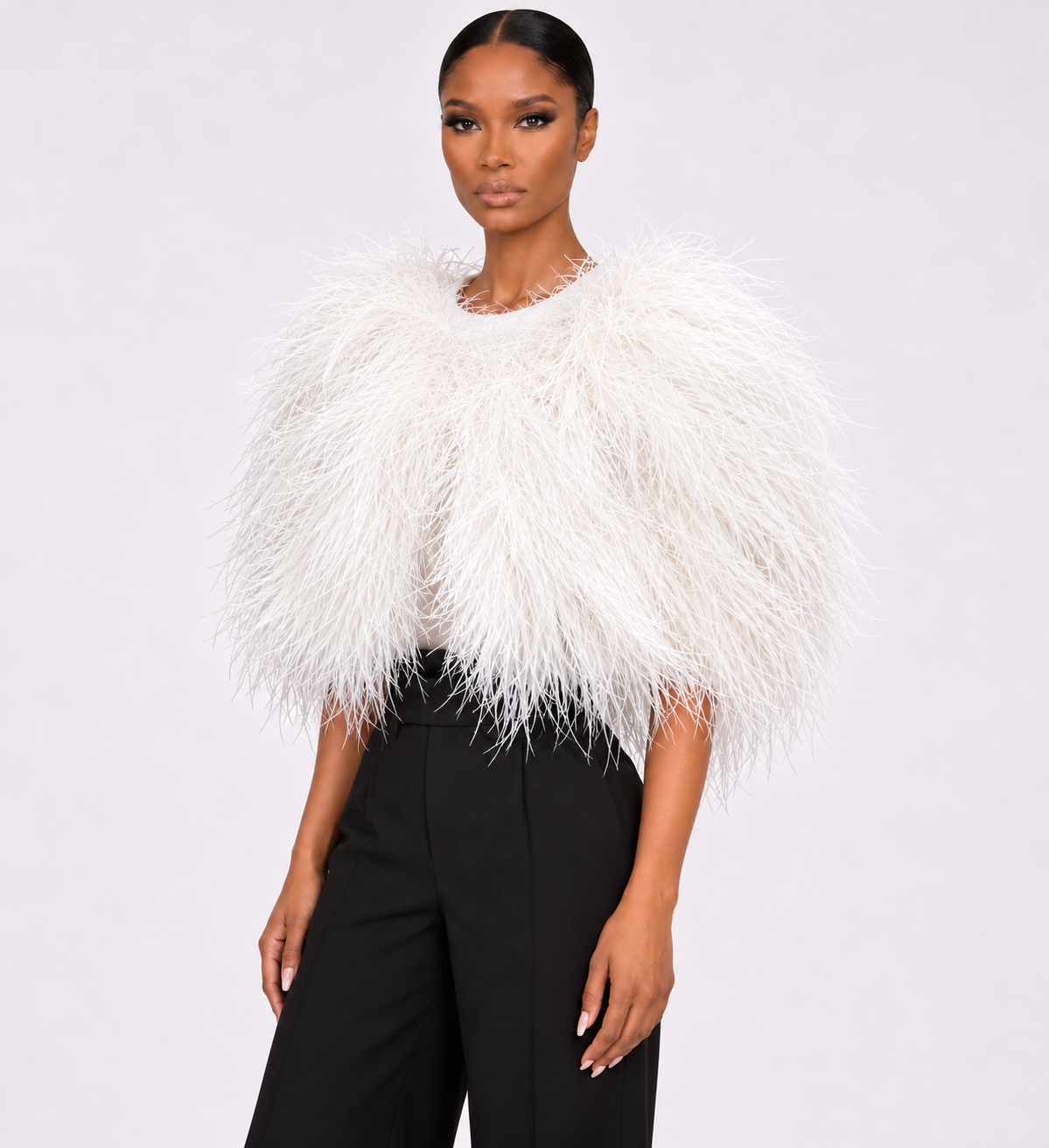 Plume Blanc Cape