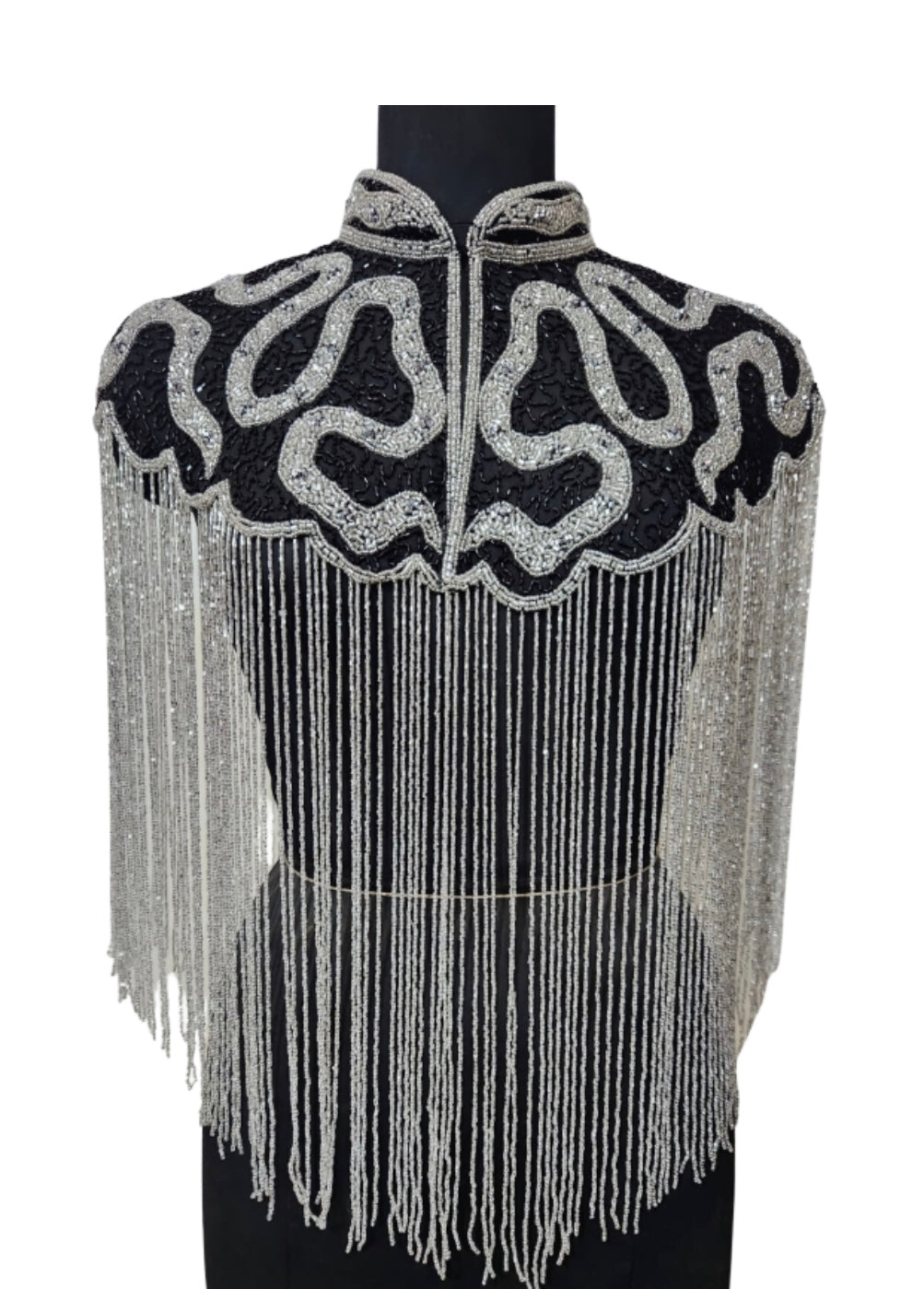 Silver Wavy Cape