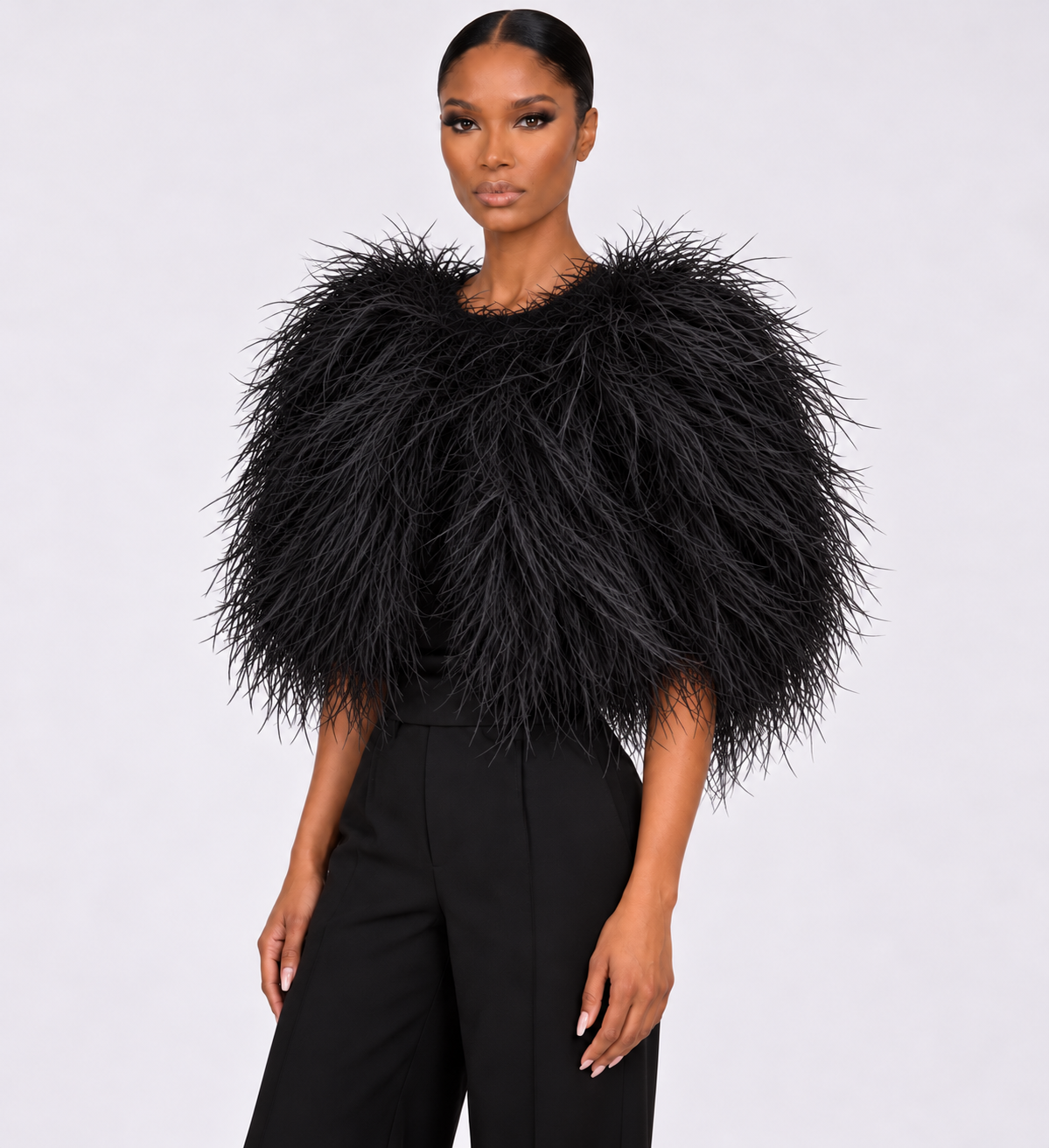 Plume Noir Cape