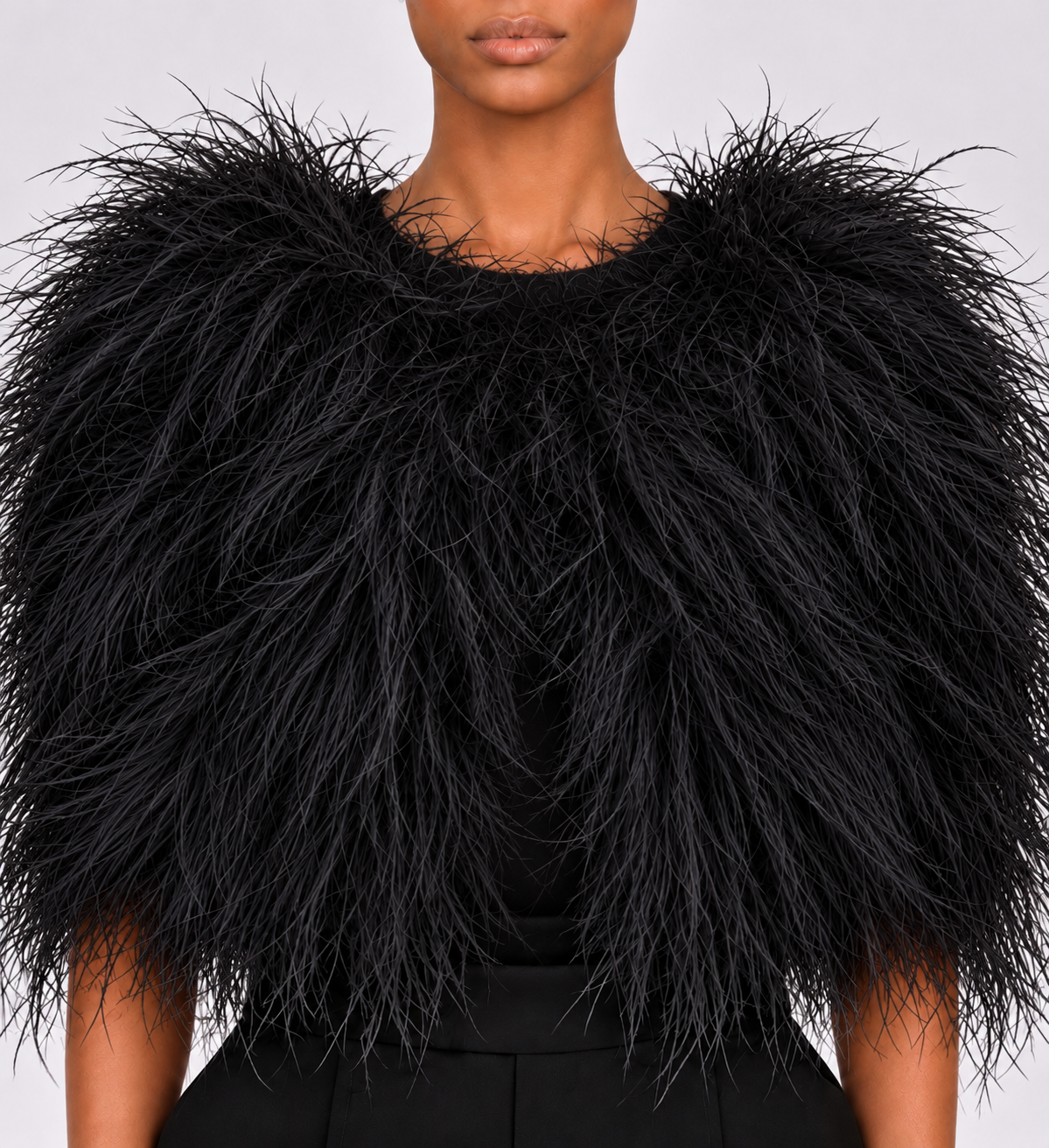 Plume Noir Cape
