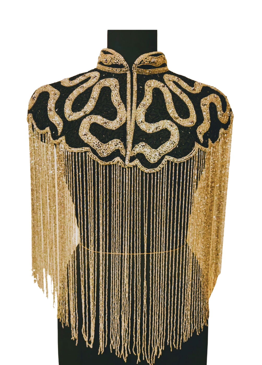 Gold Wavy Cape