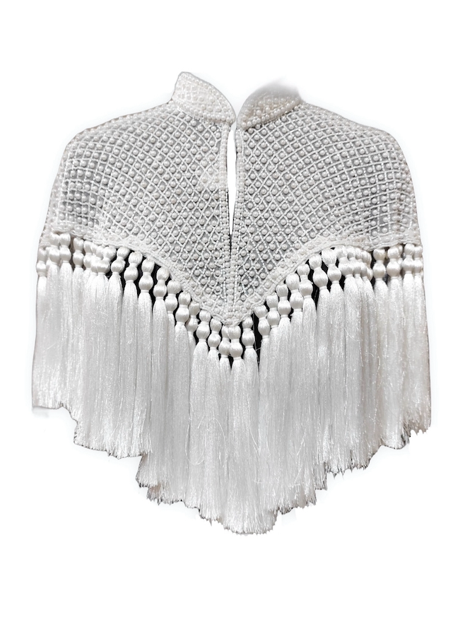 White Tassel Cape