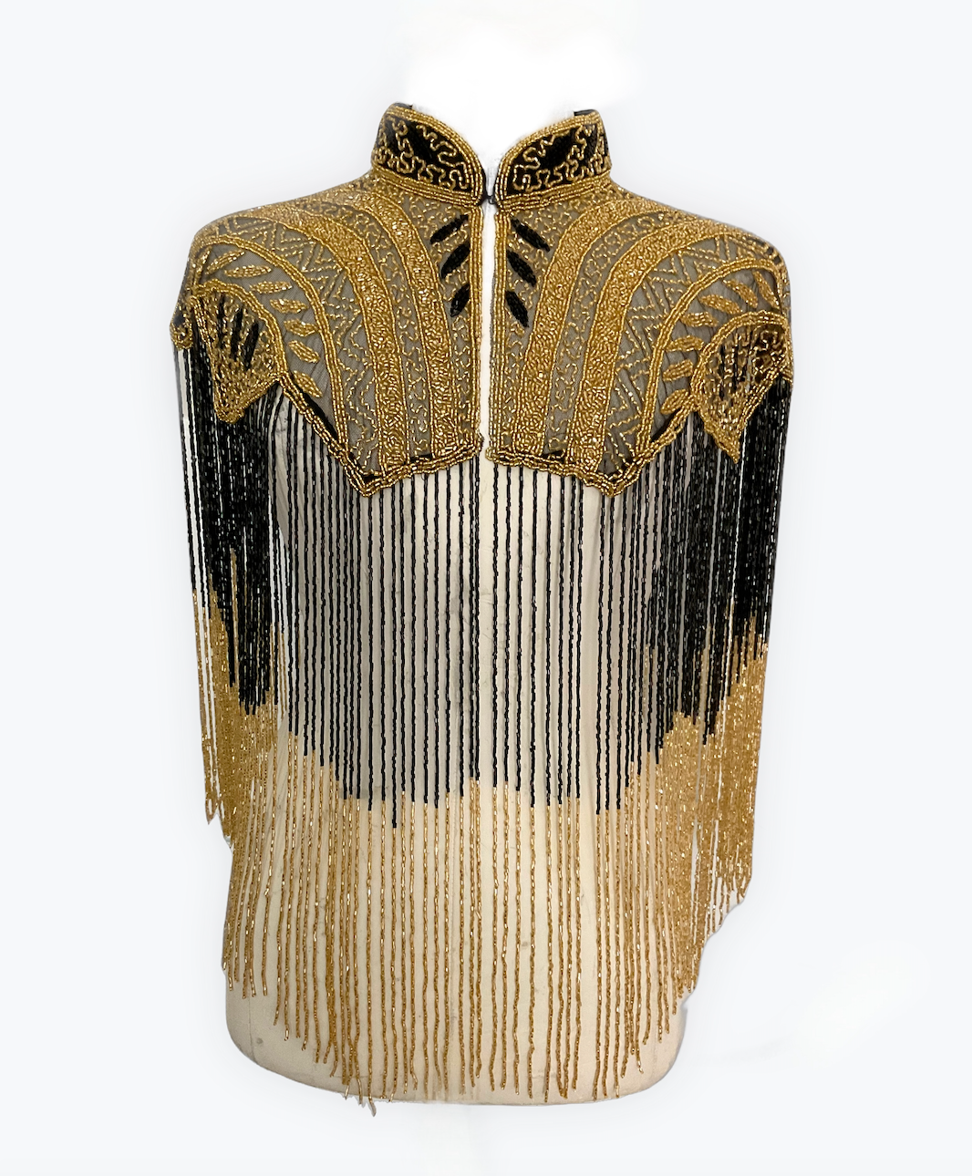 Two Tone Swan Cape